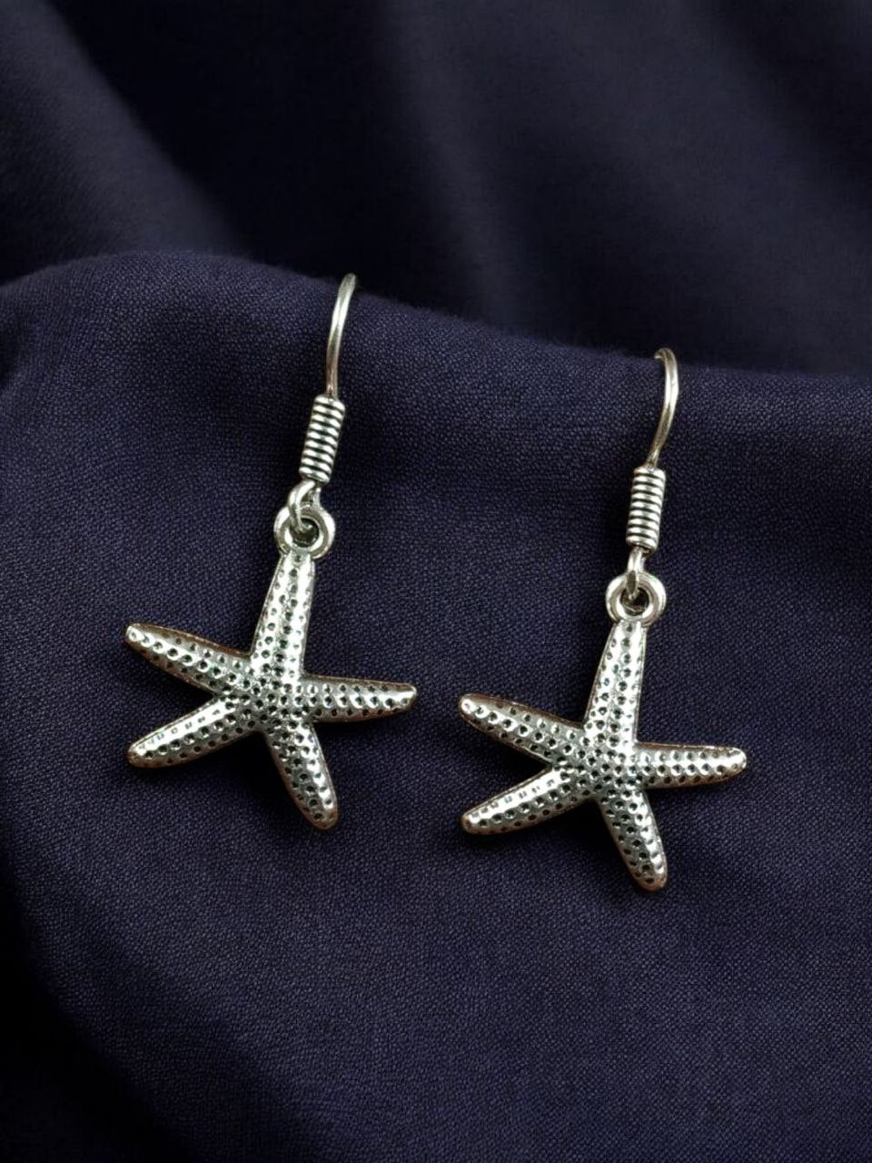 Starfish Silver Earrings