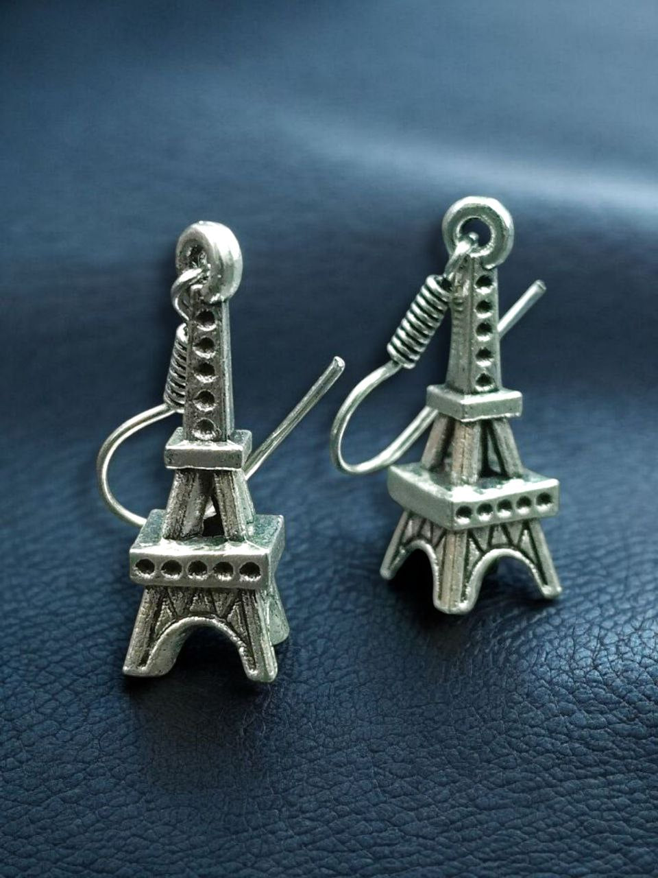 Eiffel Tower Silver Earrings – Paris Inspired Trendy Jewellery for Women
