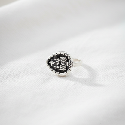 Ganesha Nose pin | Oxidised Non-Piearcing | Best Nose Accessories jewellery