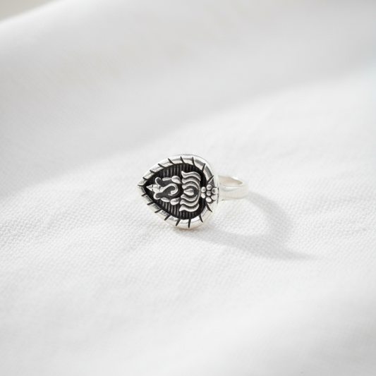 Ganesha Nose pin | Oxidised Non-Piearcing | Best Nose Accessories jewellery