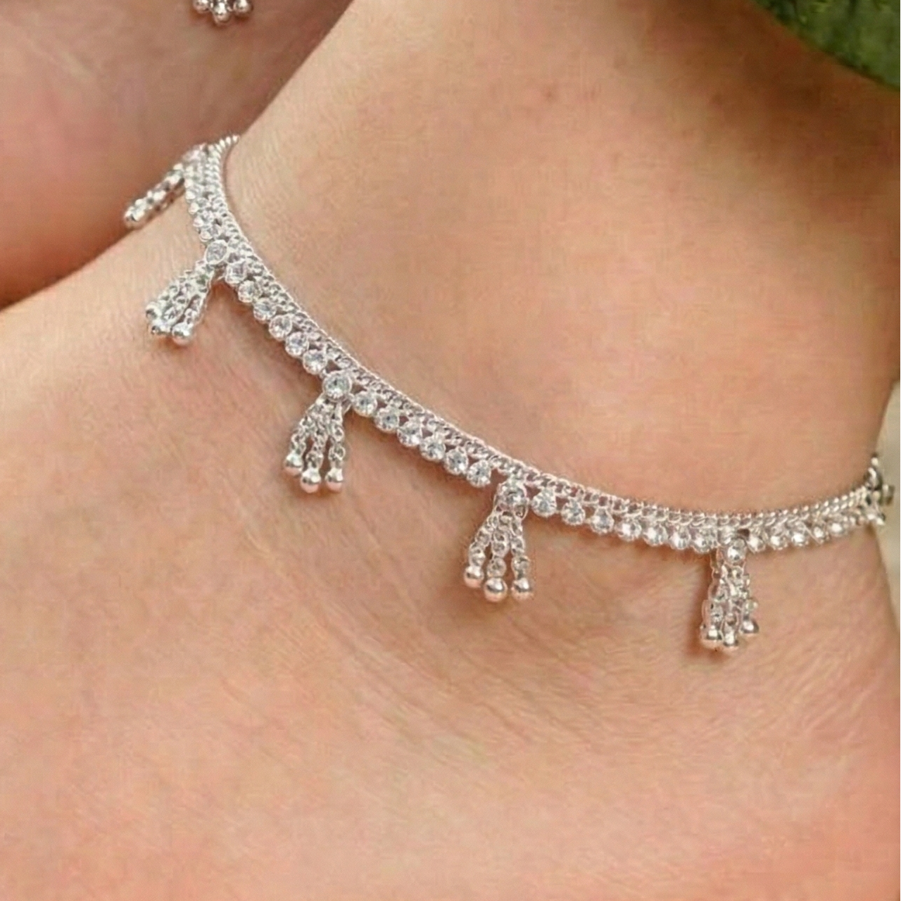 Traditional Oxidized Silver Ghungroo Anklets | Handcrafted Ethnic Bridal Payal for Women and Girls