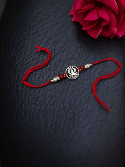 Traditional Best Silver Trishul Rakhi | Raksha Bandhan Blessings For Brother