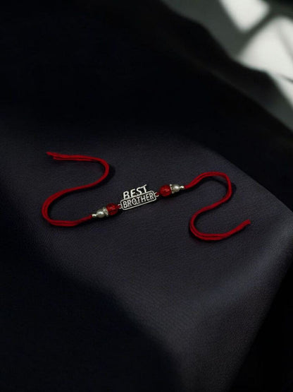 Oxidized Silver Best Brother Rakhi