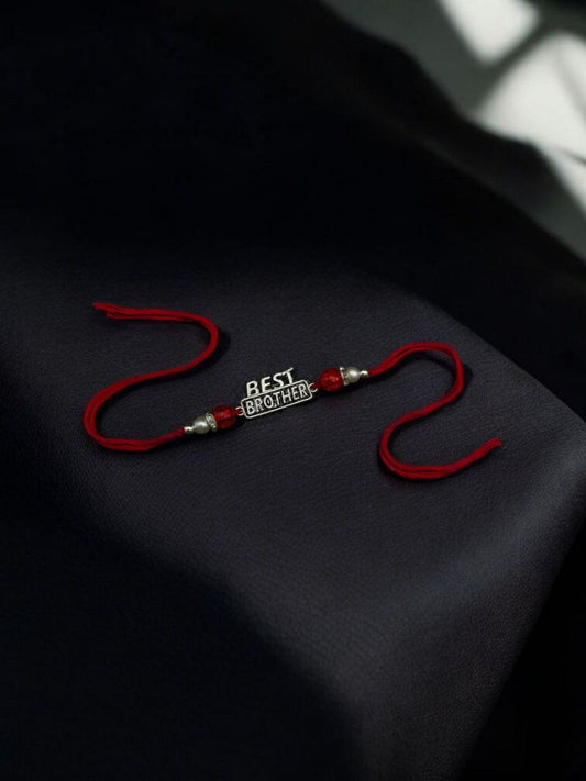 Oxidized Silver Best Brother Rakhi