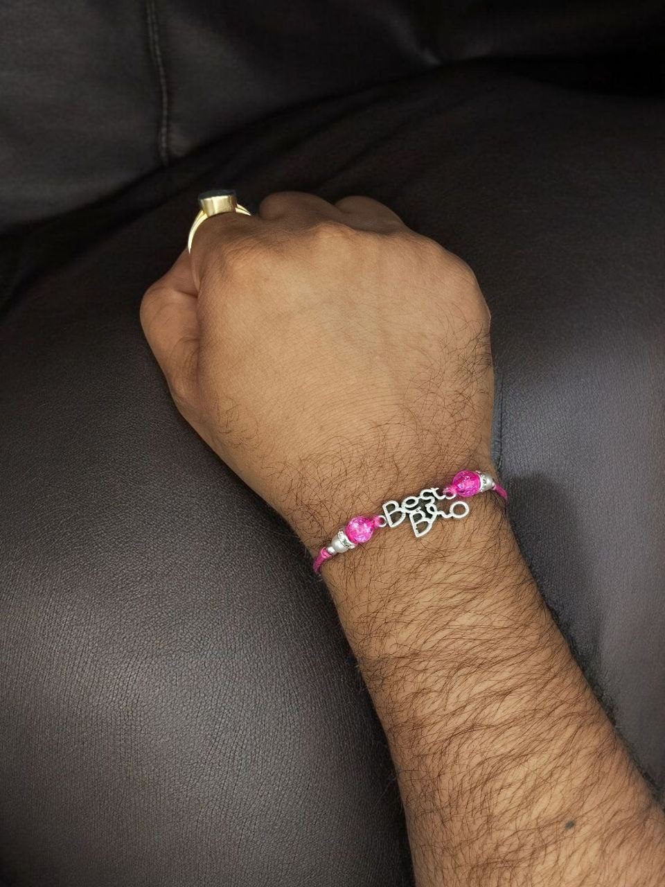 Unique the Best Brother Ever Silver Rakhi | Raksha Bandhan Special