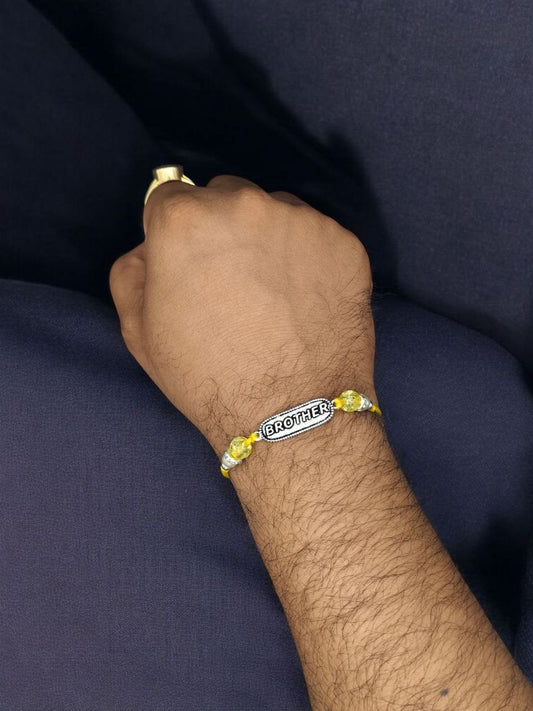 Trendy Silver Brother Rakhi - This Raksha Bandhan Your Brothers