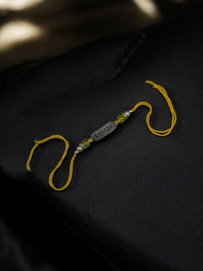 Trendy Silver Brother Rakhi - This Raksha Bandhan Your Brothers